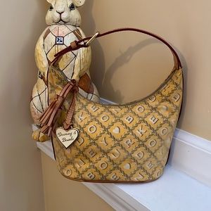 Dooney and Bourke yellow shoulder bag